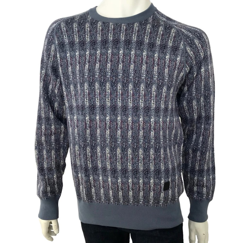 New Authentic Louis Vuitton Men's Clothing Jacquard Crewneck Sweater